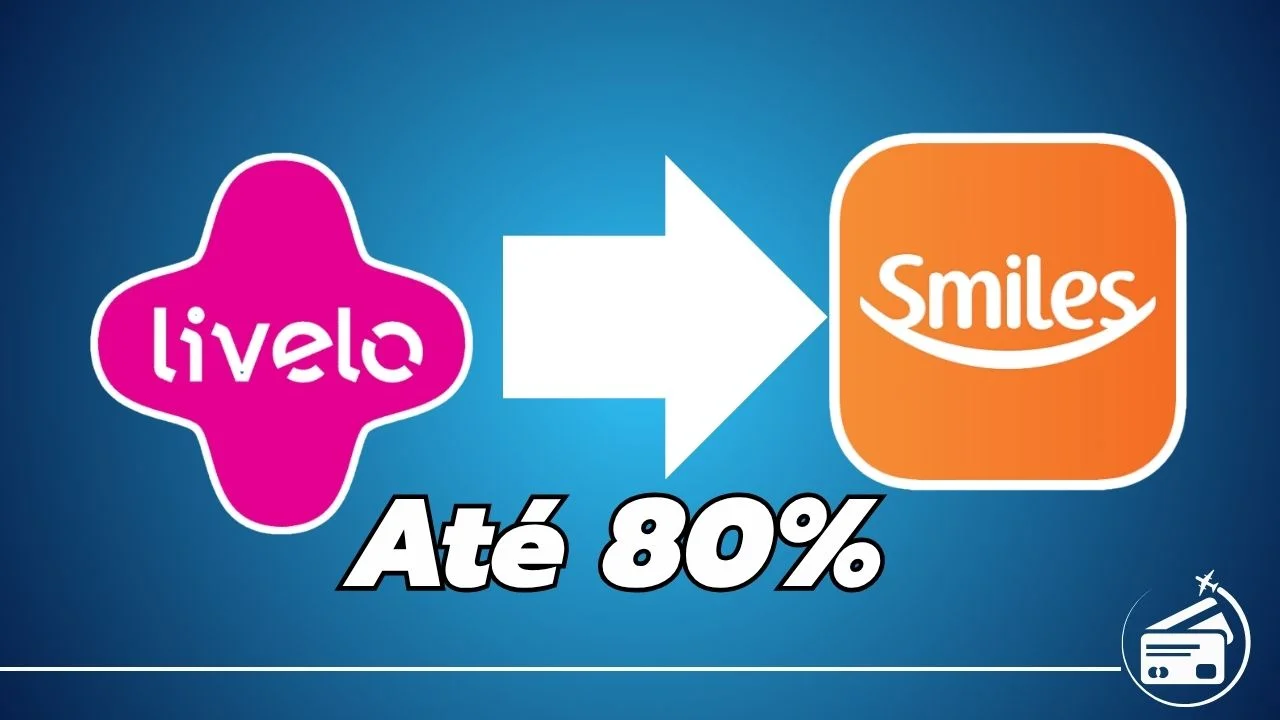 Bônus Smiles 80%: promoção com a Livelo vai até 10 de junho