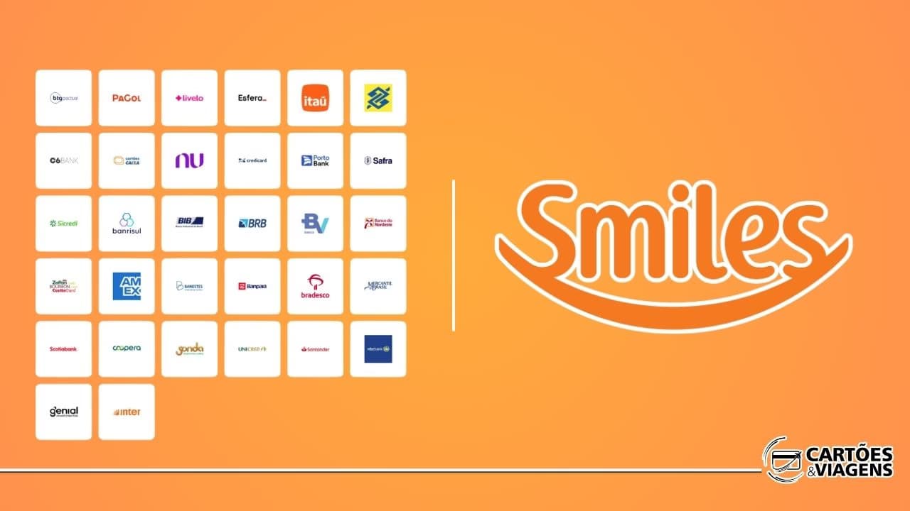 Todos os bancos para Smiles: transfira pontos com até 90% de bônus (até 09/09)