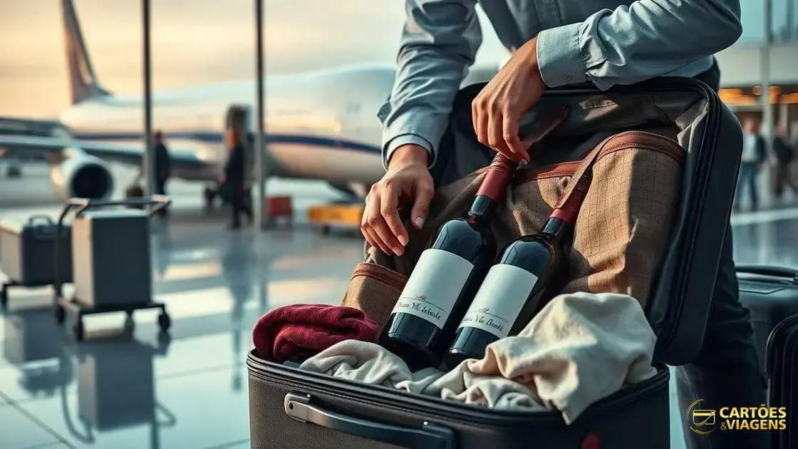 Pode levar vinho no avião da Azul? Veja quantidade e regras da bagagem
