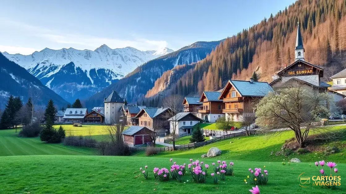 Quando visitar a Áustria: neve ou flores? Descubra o melhor período