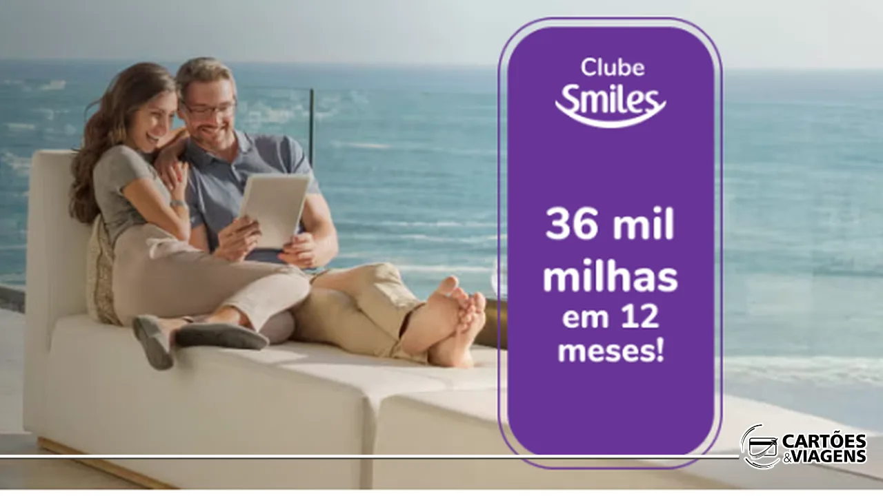 Plano Smiles Básico com Bônus: Ganhe 36.000 Milhas em 12 Meses!