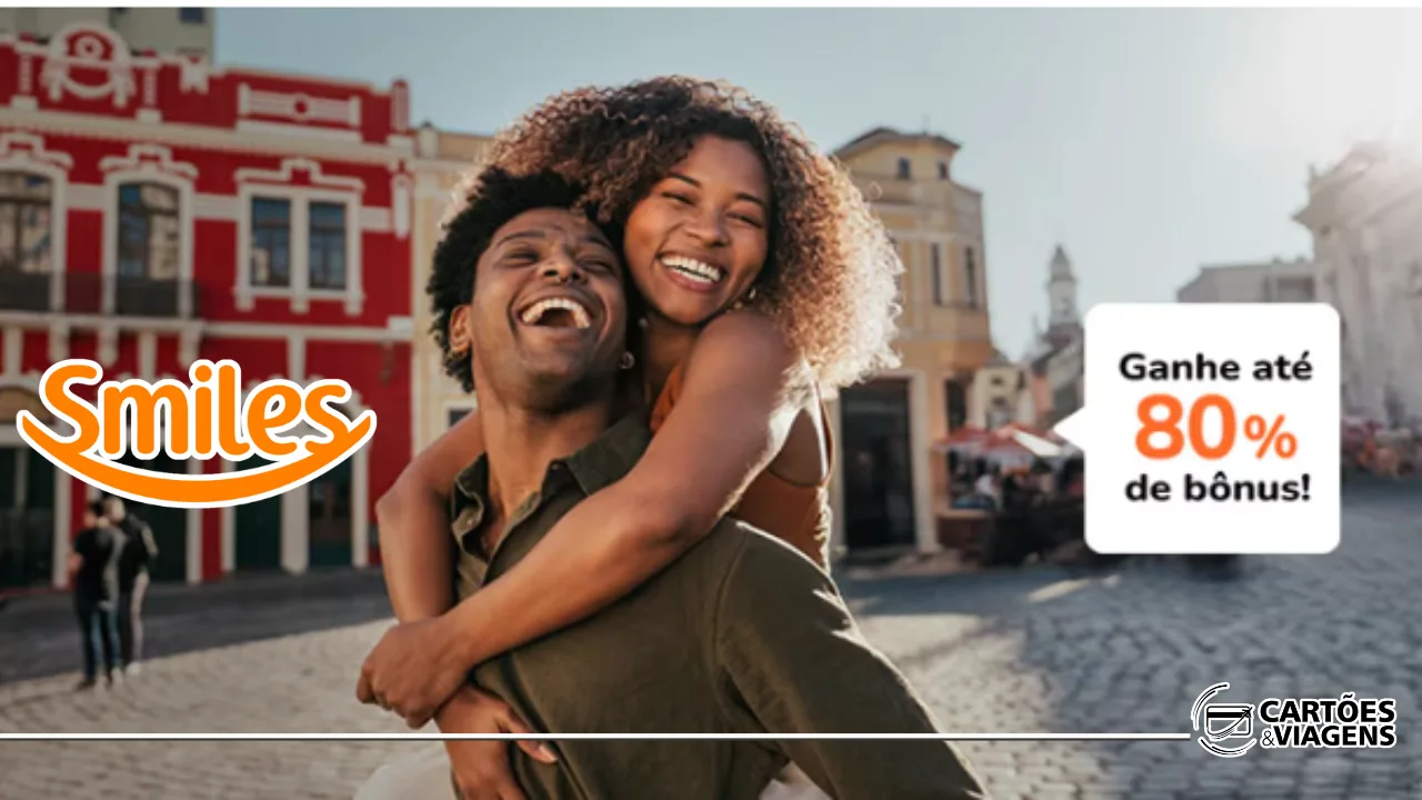 Transfira Livelo para Smiles com bônus de até 80%! (até 14/10)