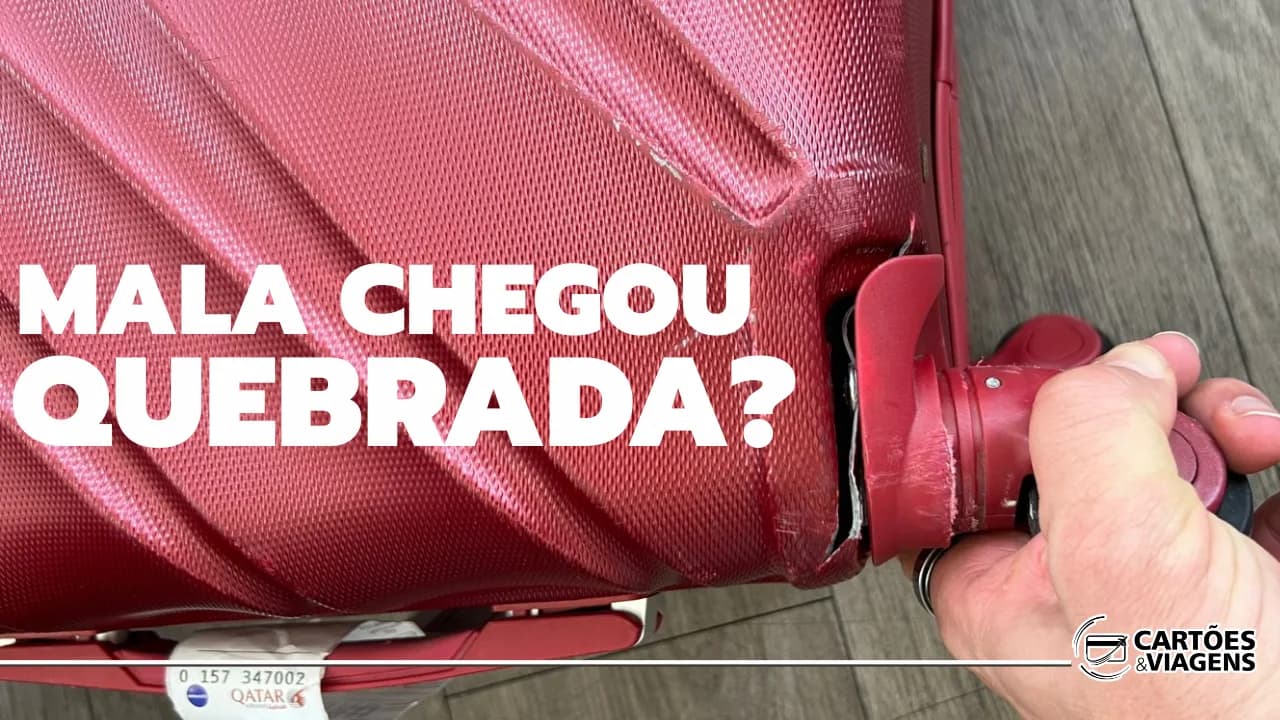 Mala quebrada no aeroporto: o que fazer, seus direitos e como evitar prejuízo