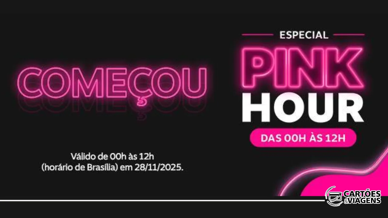Pink Hour Livelo 2025: As Melhores Ofertas e Descontos por 12 Horas!