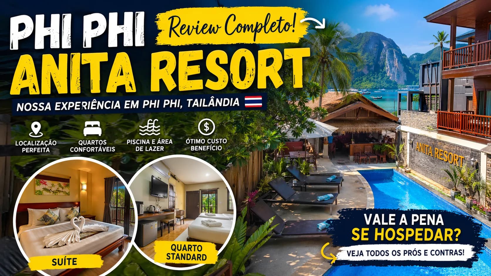 Phi Phi Anita Resort: Review Completo da Hospedagem em Phi Phi(Tailândia)