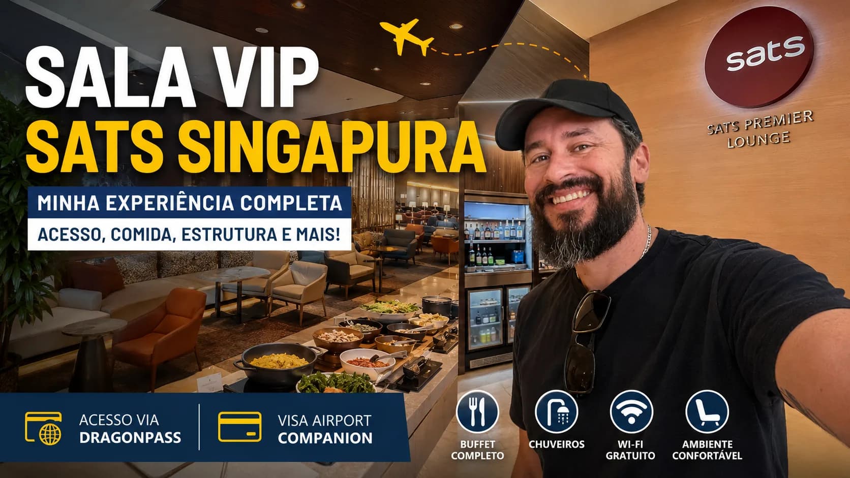 Sala VIP SATS Singapura: minha experiência completa na lounge do Aeroporto Changi
