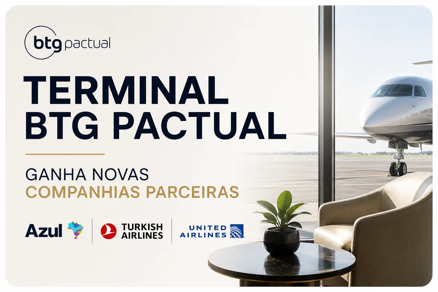 Terminal BTG Pactual novas parceiras: veja preços, descontos e como funciona o terminal VIP em Guarulhos