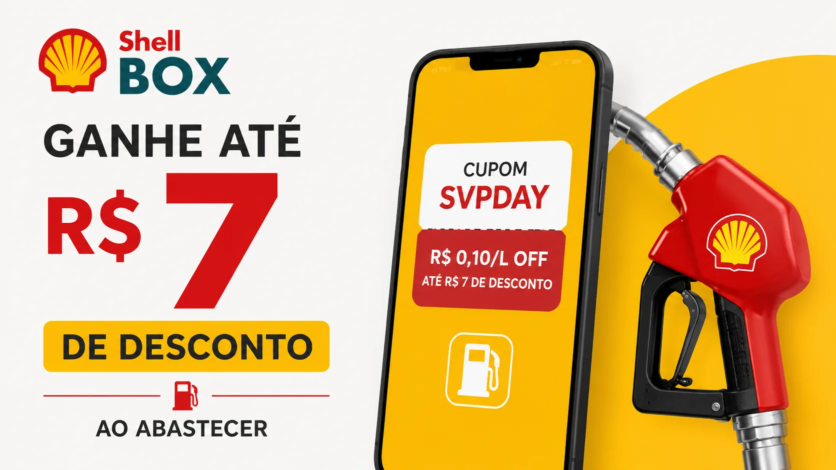 Cupom Shell Box R$ 7 de Desconto: Economize no Abastecimento com a Promoção SVPDAY