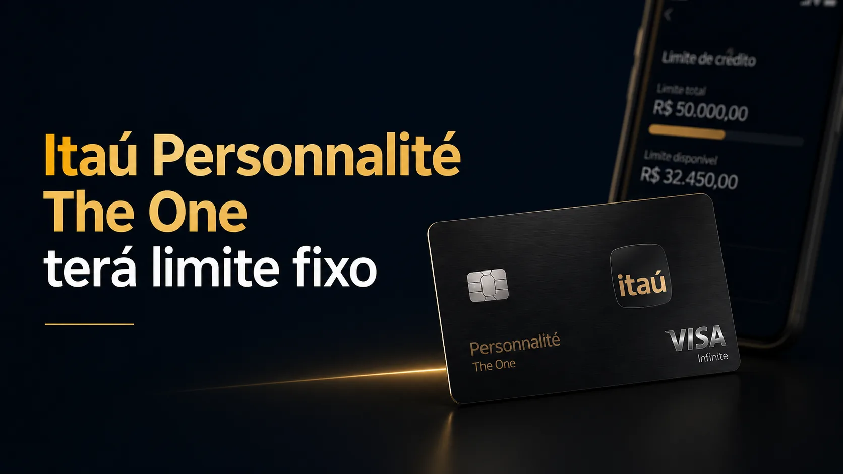 Itaú Personnalité The One passará a ter limite fixo de crédito; entenda a mudança