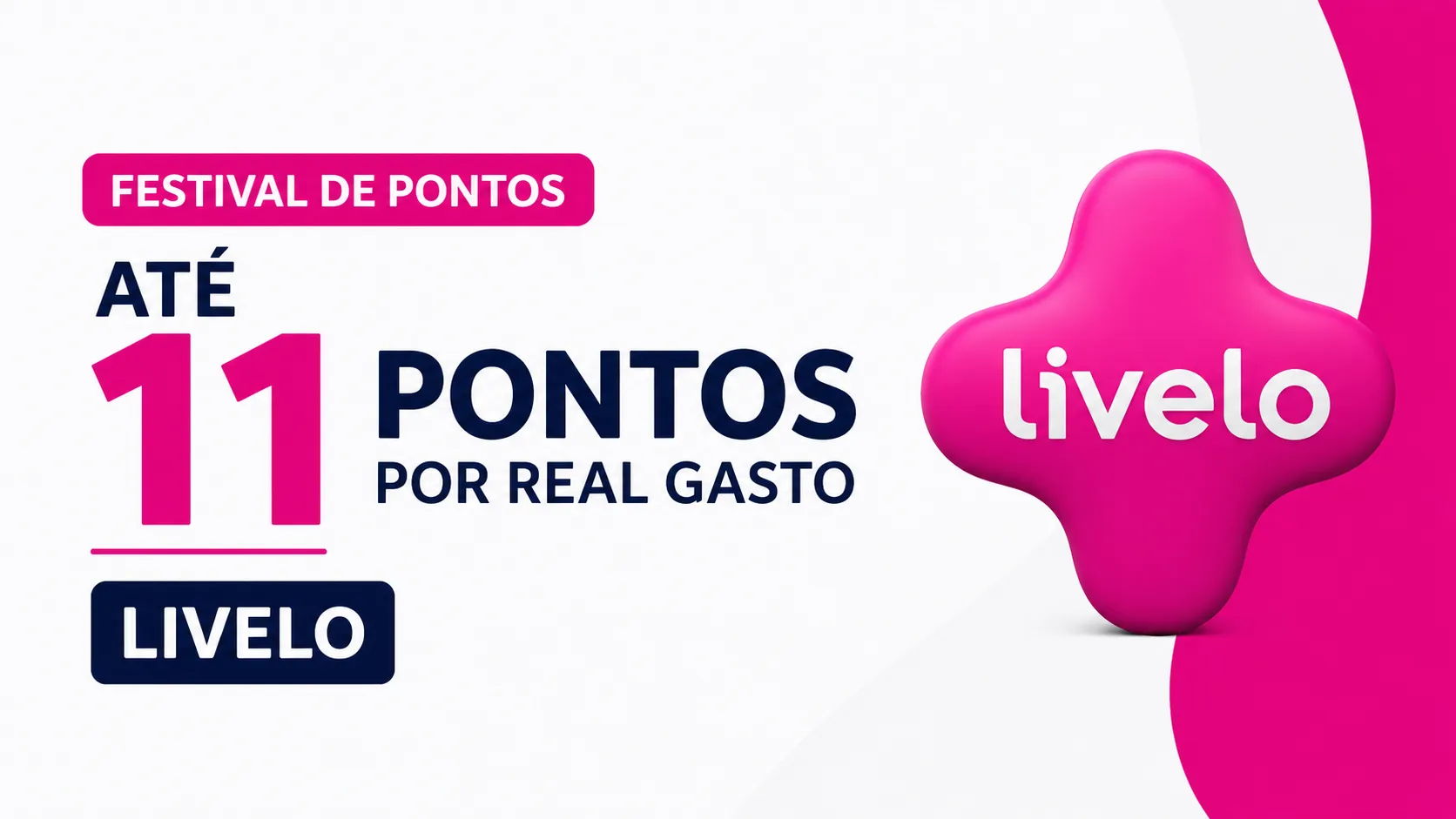 Livelo 11 Pontos por Real: Festival de Pontos oferece uma das maiores promoções do ano