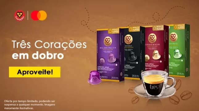 Mastercard Surpreenda Três Corações: Compre 1 Produto e Leve 2 na Promoção Exclusiva