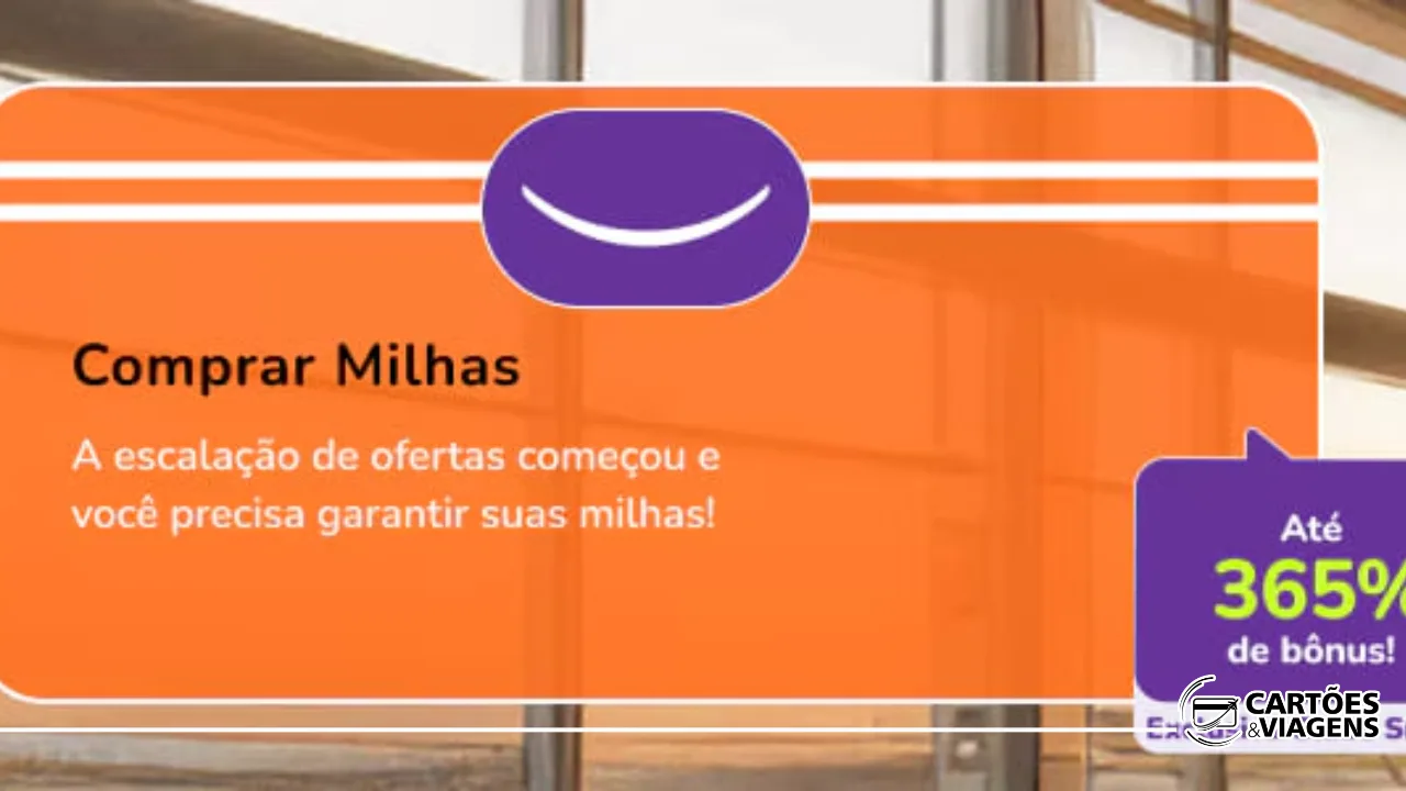 Smiles 365% de Bônus: Promoção Turbina Compra de Milhas Até Junho de 2026