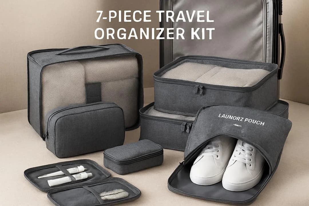 Promoção! Organizador de Viagem a malas de Viagem Kit 7 Peças Promoção! Organizador de Viagem a malas de Viagem Kit 7 Peças