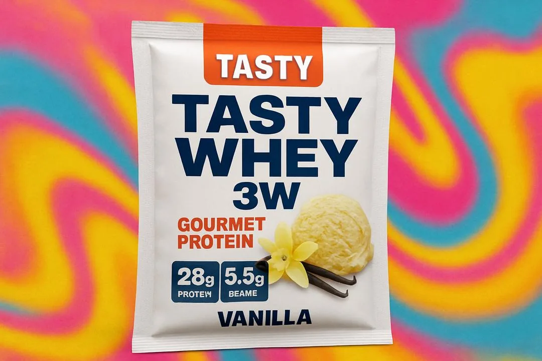 Tasty Whey Baunilha 3w Gourmet Pack: Suplemento de proteína para levar em Viagem