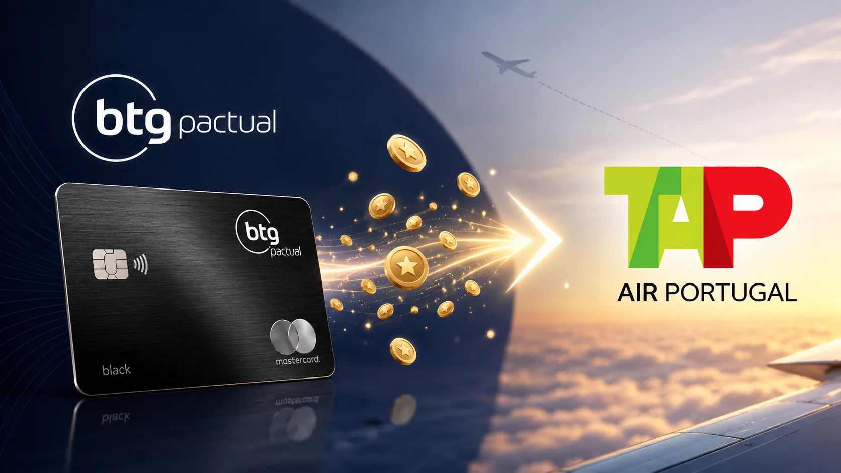 BTG e TAP Miles&Go com Bônus: ganhe 10% na transferência de pontos para a TAP BTG e TAP Miles&Go com Bônus: ganhe 10% na transferência de pontos para a TAP
