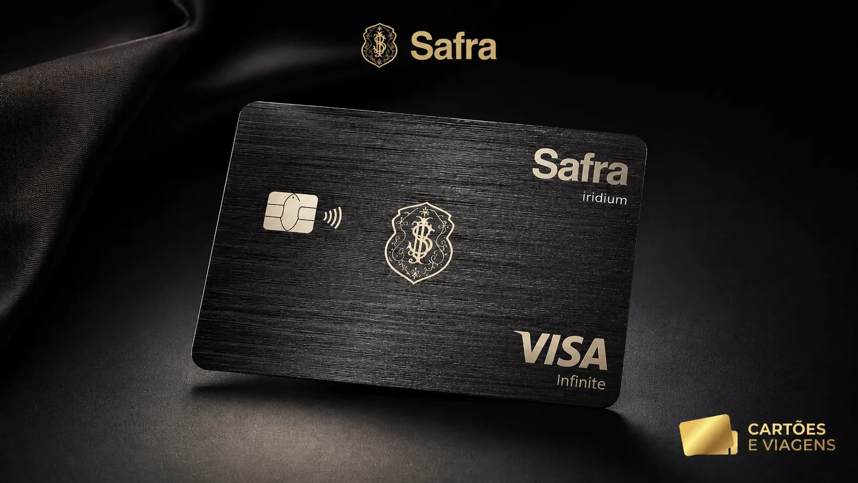 Cartão Safra Iridium: novo Visa Infinite de metal oferece até 4 pontos por dólar e salas VIP ilimitadas