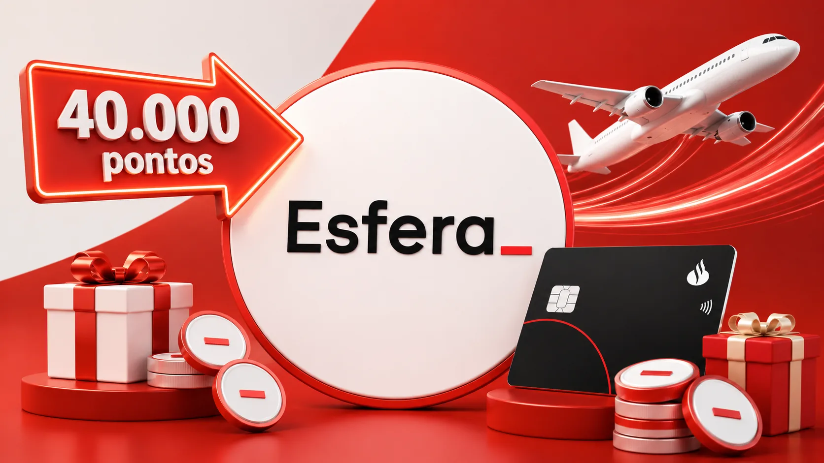 Clube Esfera 40.000 Pontos oferece bônus de até 40 mil pontos para novos assinantes