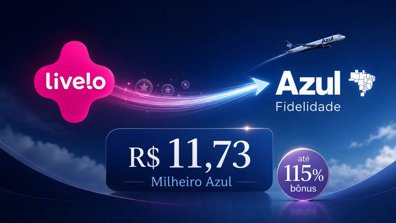 Milheiro Azul R$ 11,73: veja como usar Pontos + Dinheiro da Livelo nesta promoção