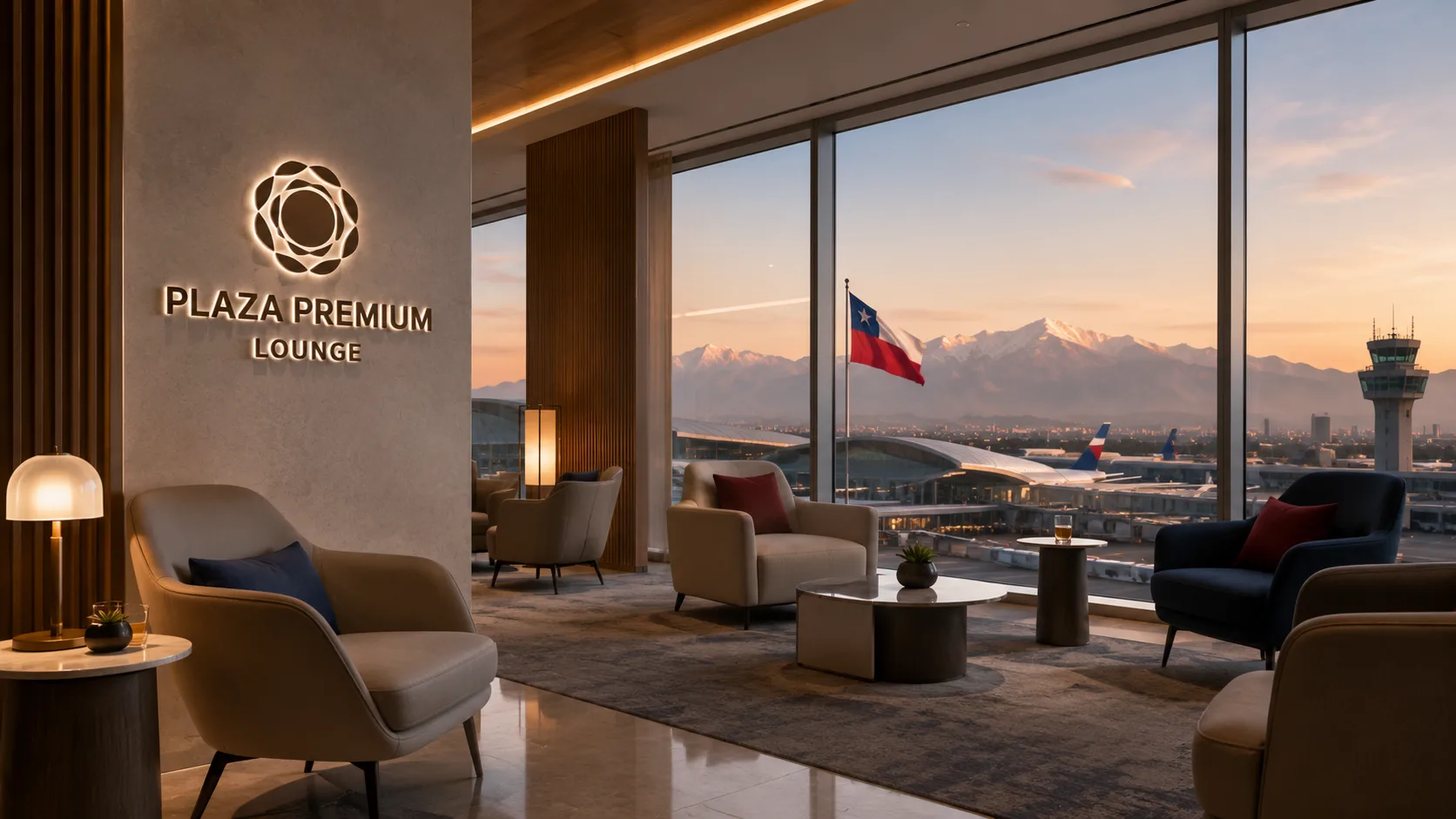Plaza Premium Chile: cinco novas salas VIP serão abertas no Aeroporto de Santiago