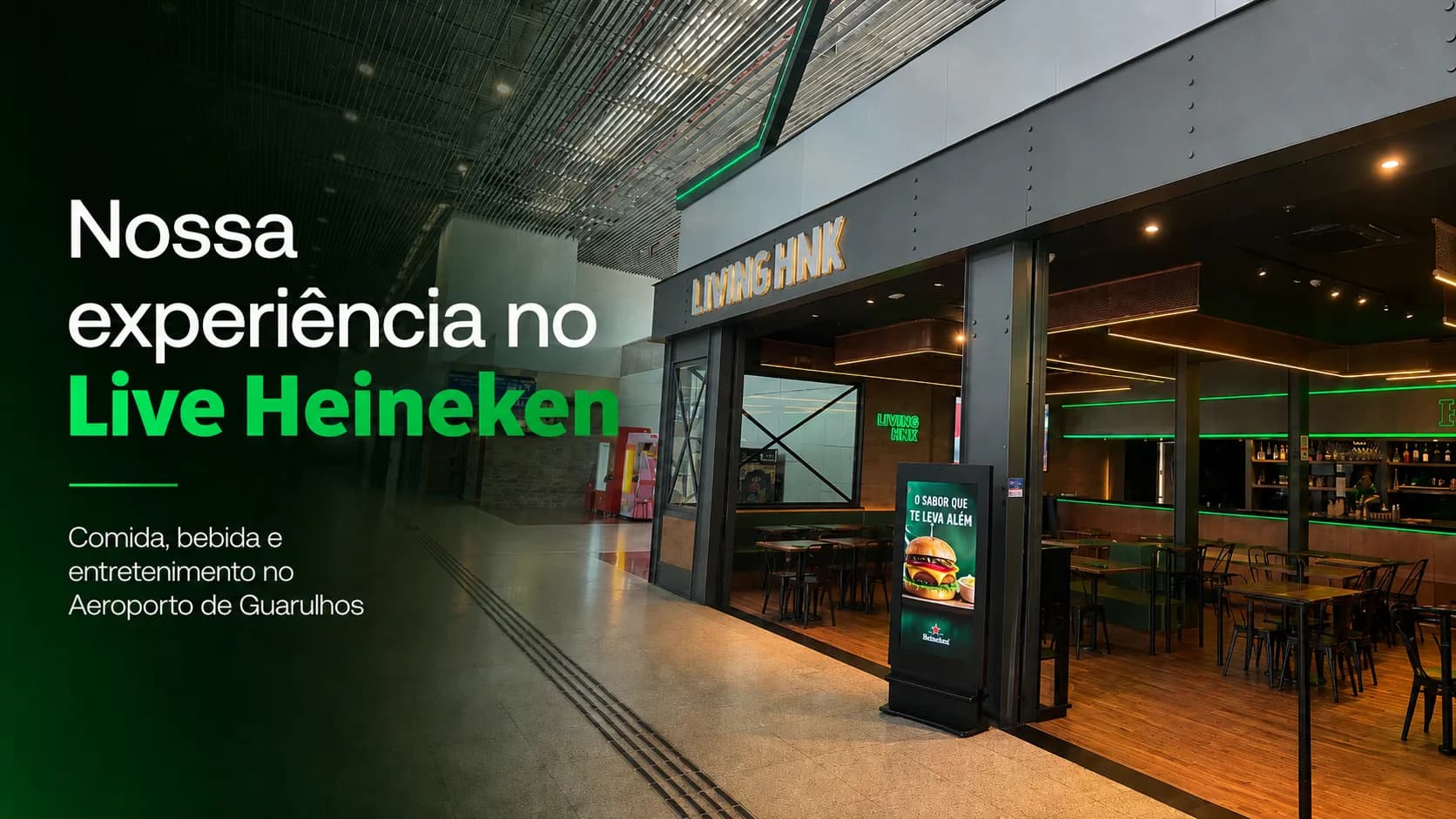 Restaurante Heineken T3 em Guarulhos Lado Terra: review do acesso pelo DragonPass