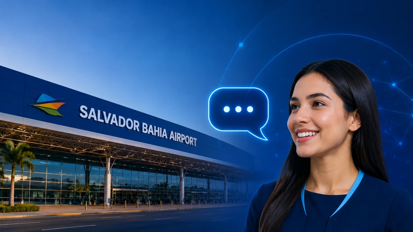 Aeroporto de Salvador lança nova assistente virtual com IA generativa para passageiros Aeroporto de Salvador lança nova assistente virtual com IA generativa para passageiros