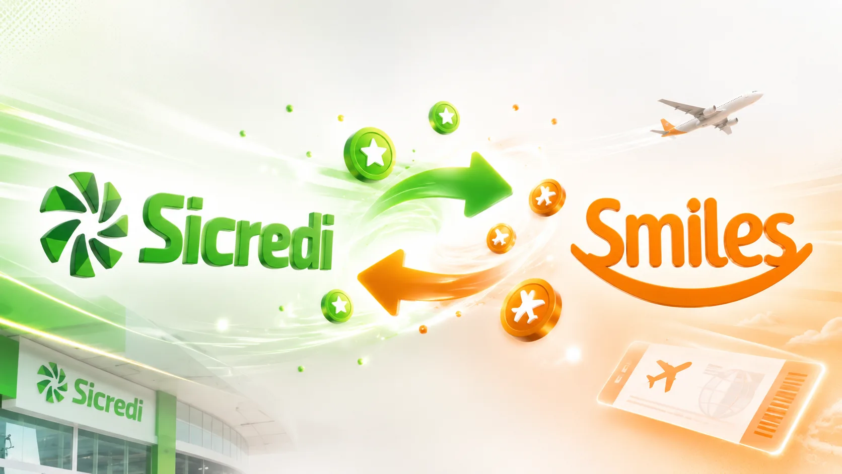 Sicredi Smiles 70% de bônus: ganhe milhas extras na transferência de pontos