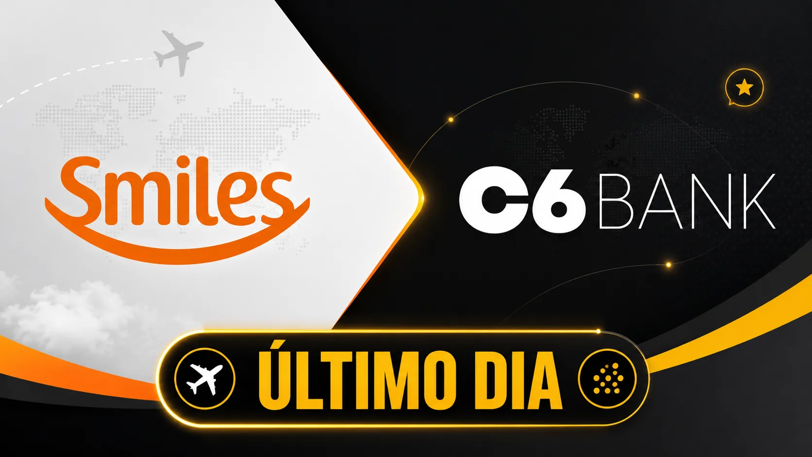 Transferência C6 Bank Smiles: Ganhe até 80% de bônus ao enviar seus pontos