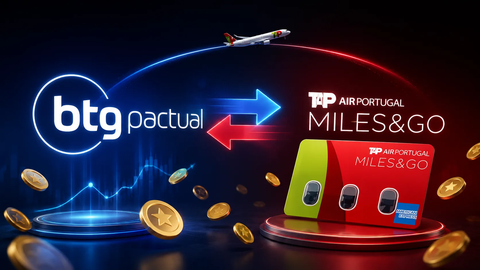 Último dia BTG TAP Miles&Go: ganhe 10% de bônus na transferência