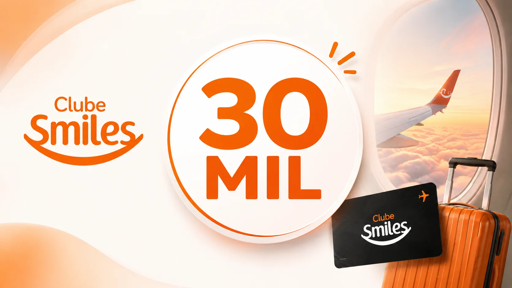 Bônus Clube Smiles: ganhe até 30 mil milhas ao assinar