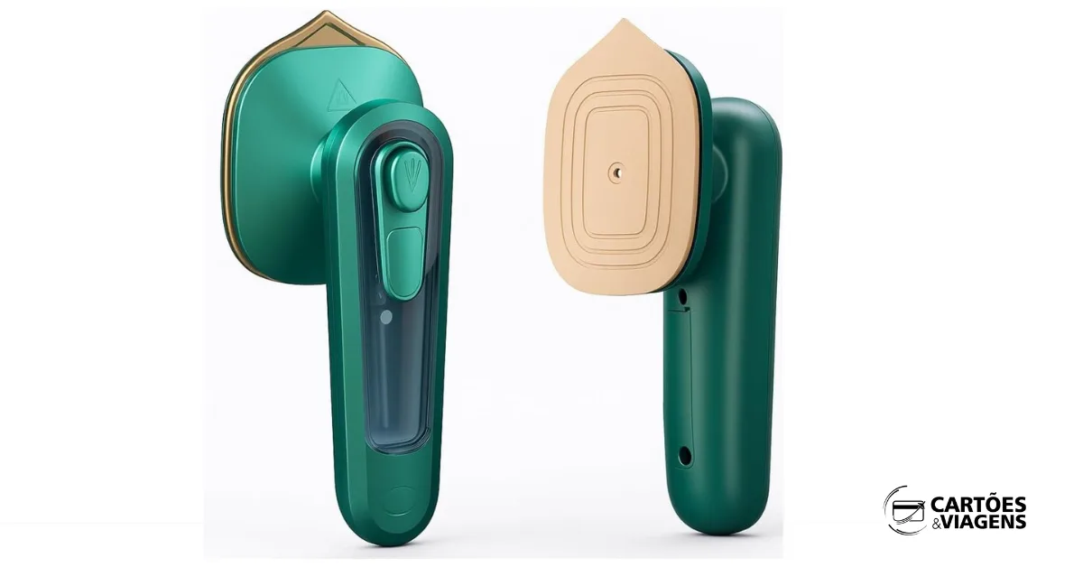 PARA SUA VIAGEM!! Mini Ferro de Passar Portátil: custo benefício