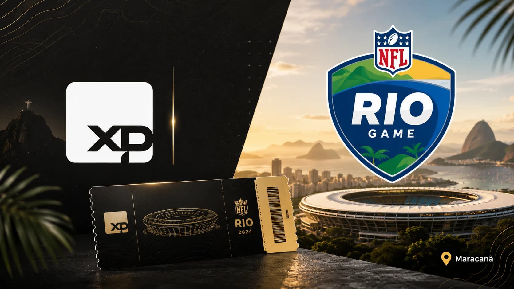 Cartão XP NFL Rio Game: concorra a ingressos para o jogo no Maracanã