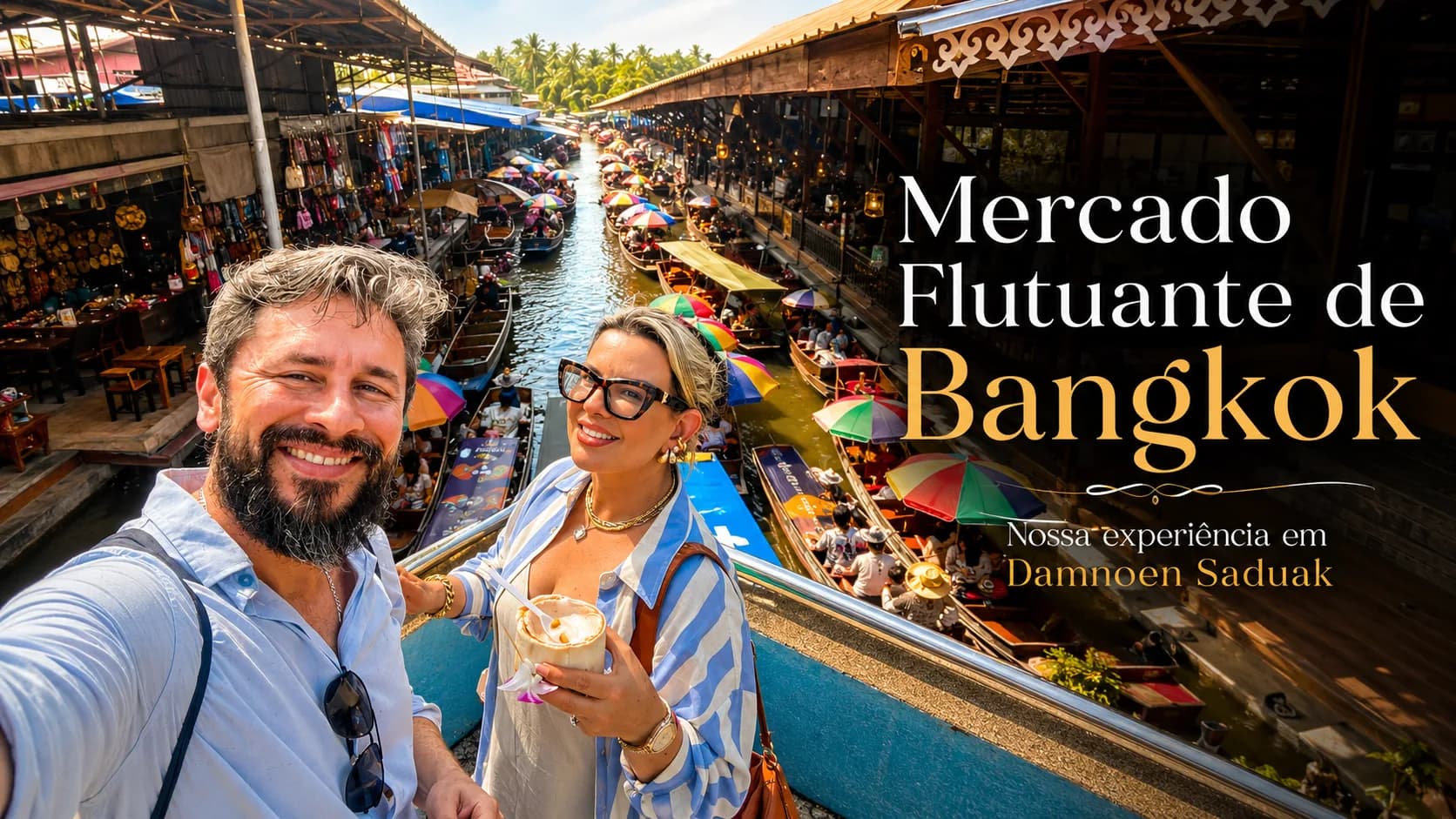 Mercado Flutuante de Bangkok: nossa experiência em Damnoen Saduak, na Tailândia