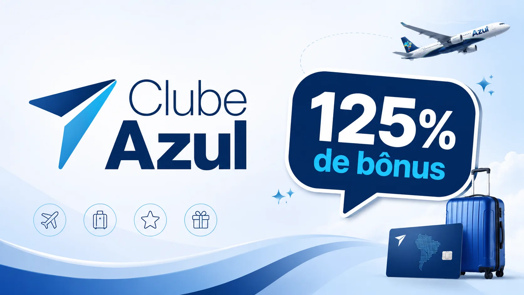 Clube Azul 175% bônus: assinatura oferece pontos extras por cinco meses