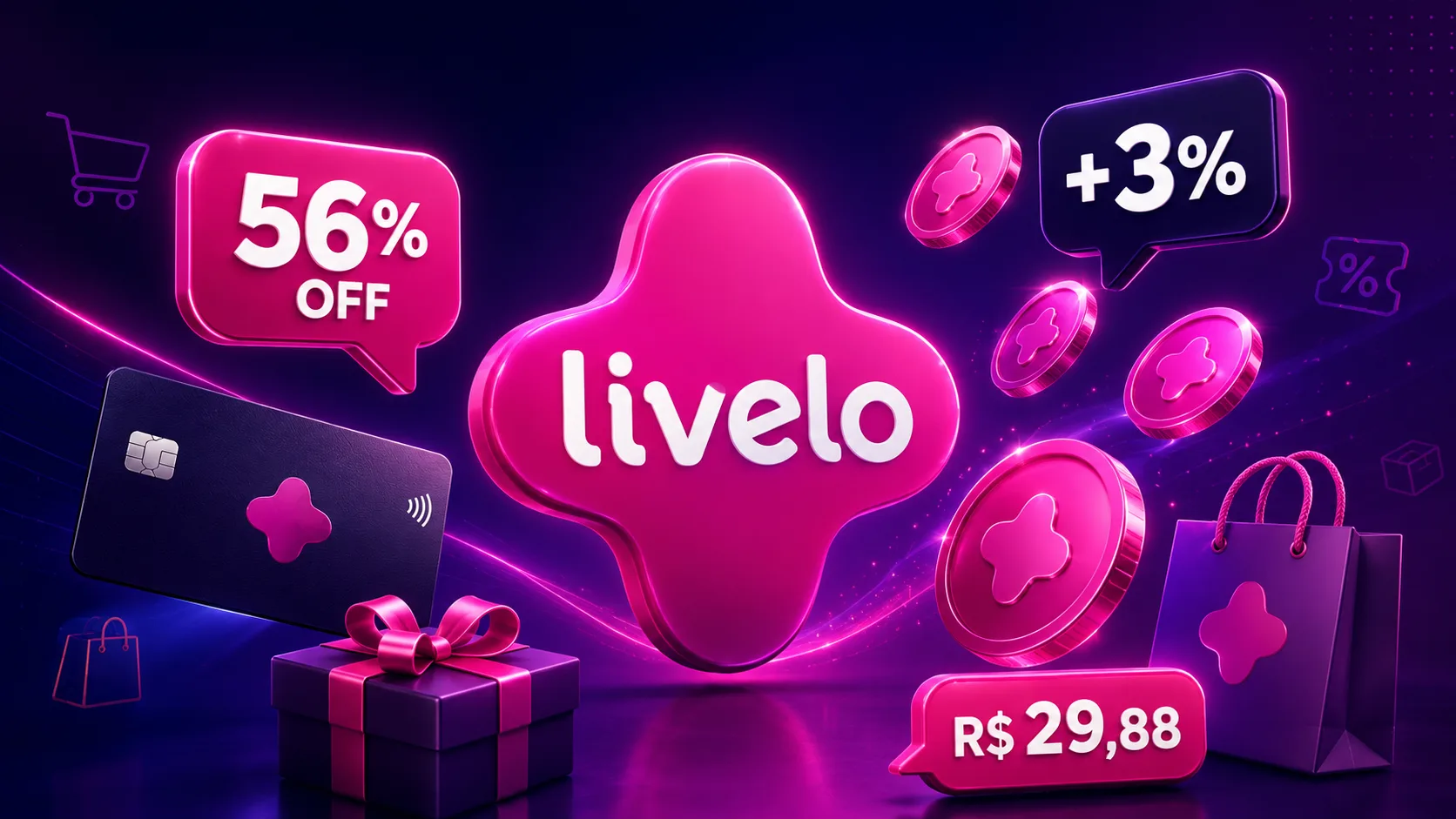 Livelo 56% OFF: compre pontos com milheiro a partir de R$ 29,88 Livelo 56% OFF: compre pontos com milheiro a partir de R$ 29,88