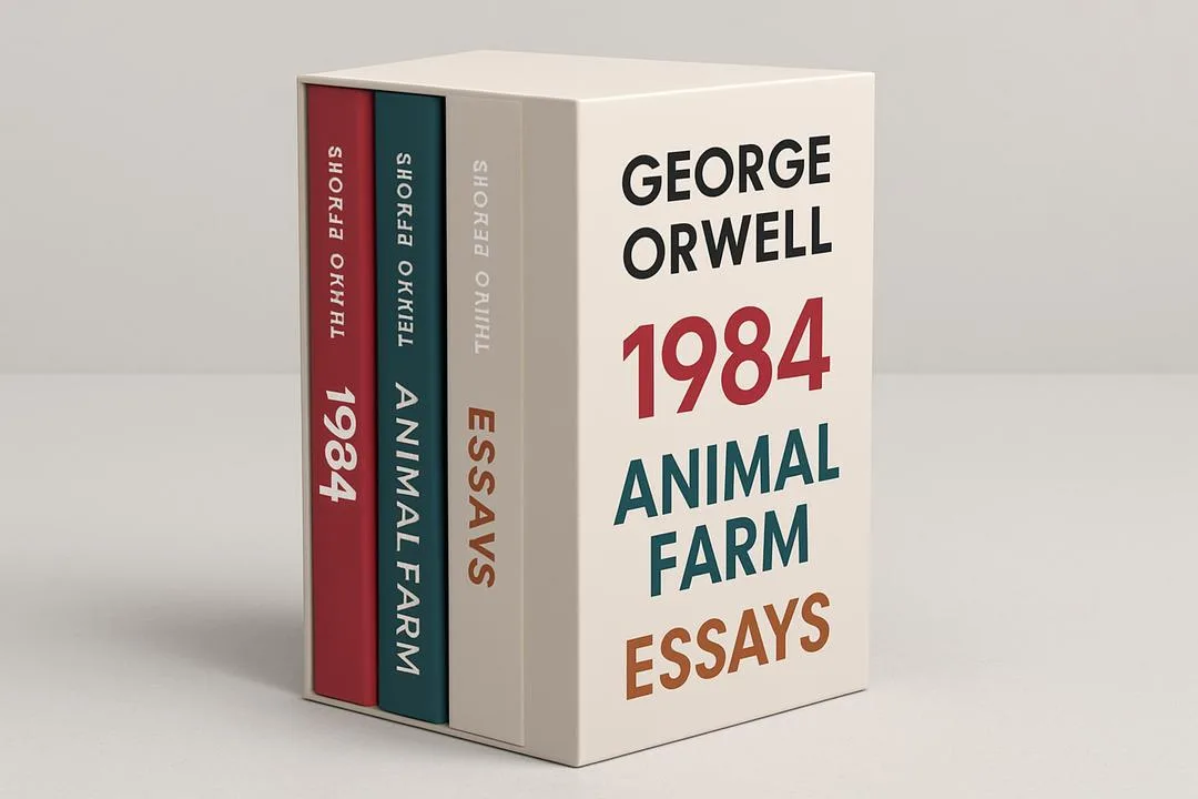 8.8!! Box de Obras de George Orwell: Melhor leitura em viagem!!