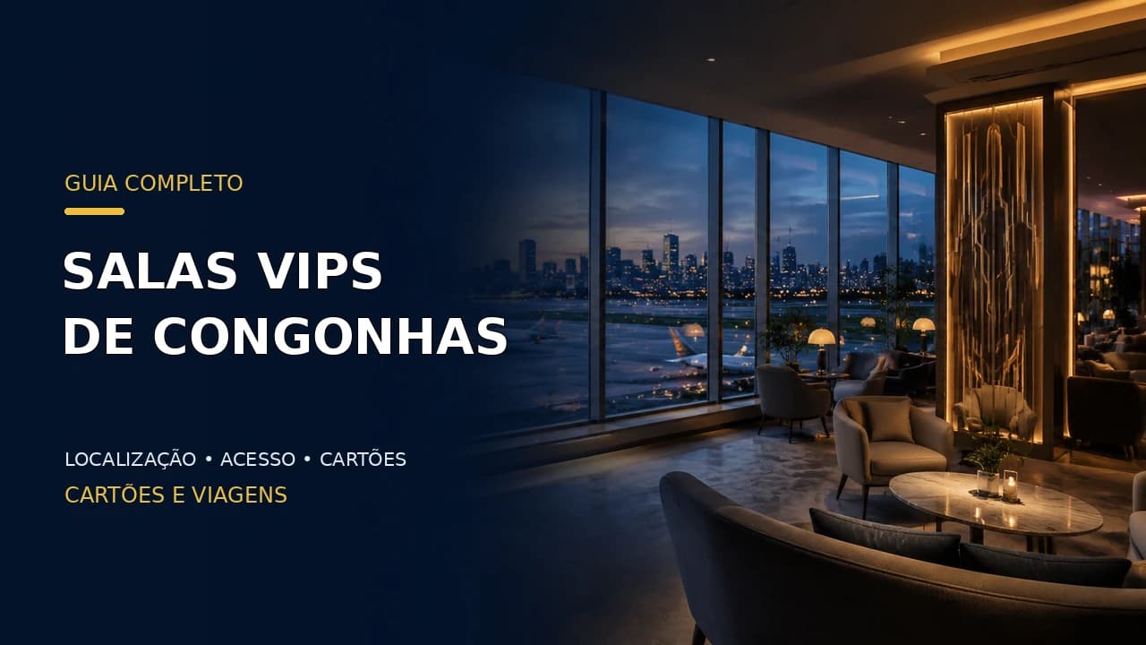 Salas VIP de Congonhas: localização, cartões e melhor opção