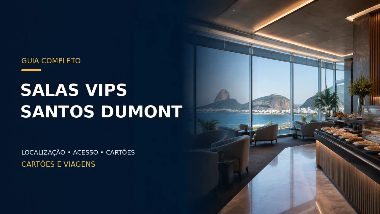 Salas VIP de Santos Dumont: localização e como acessar