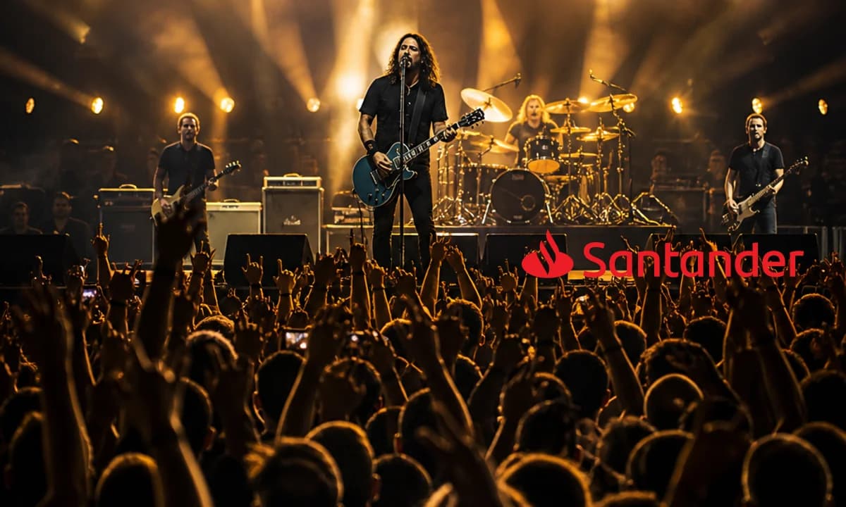 Santander terá pré-venda para shows do Foo Fighters no Brasil