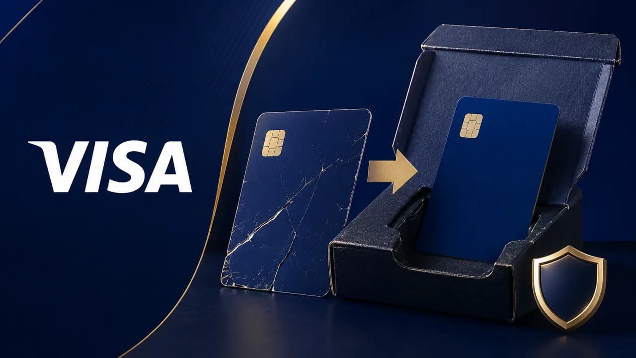 Substituição emergencial do cartão Visa: como solicitar
