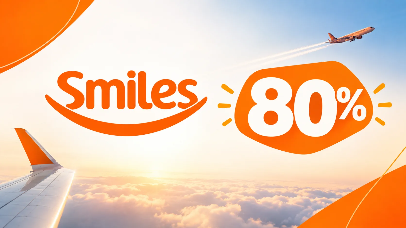 80% de bônus Smiles: transfira pontos e ganhe até 80% de milhas extras