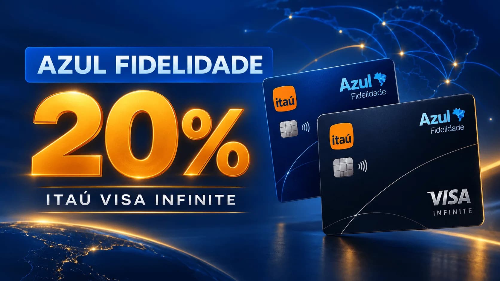 Azul Fidelidade oferece até 20% OFF em passagens para clientes Azul Itaú
