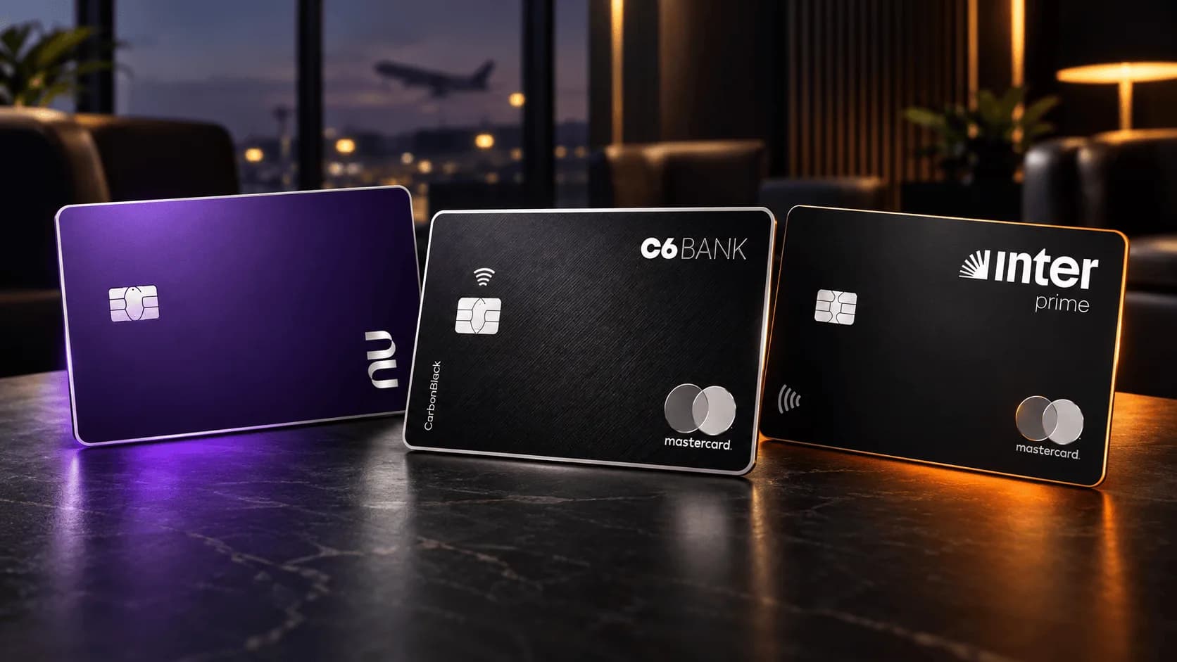 Nubank Ultravioleta vs C6 Carbon vs Inter Prime: qual o melhor?