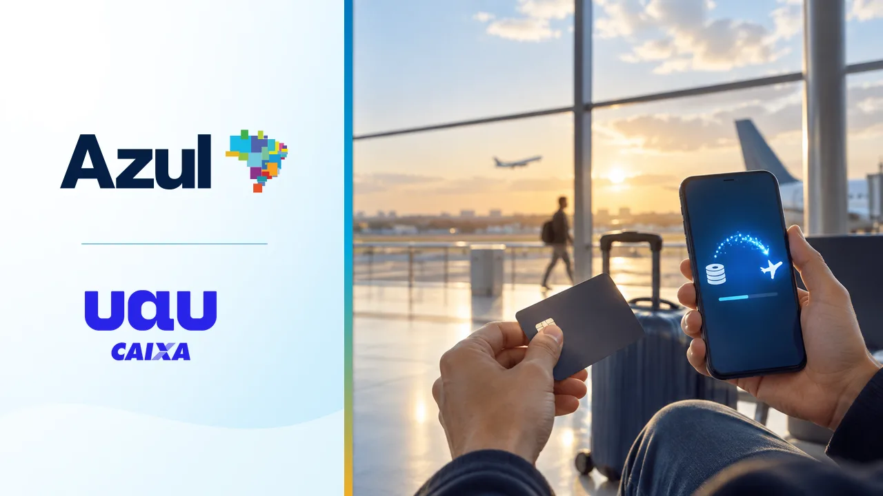 Uau CAIXA → Azul: até 110% de bônus na transferência de pontos