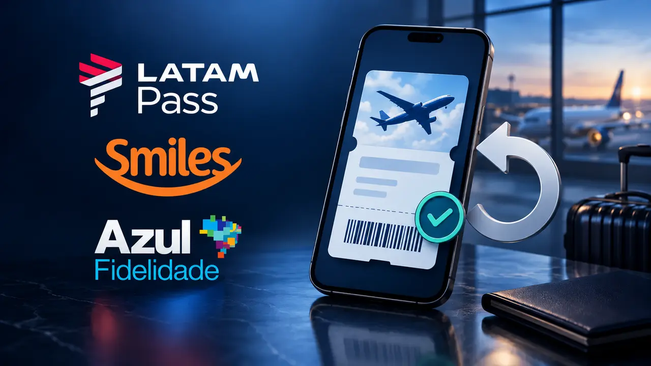 Como cancelar passagem emitida com milhas