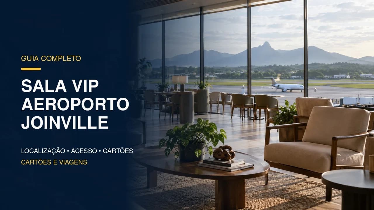 Sala VIP Aeroporto Joinville: horário, localização e acesso