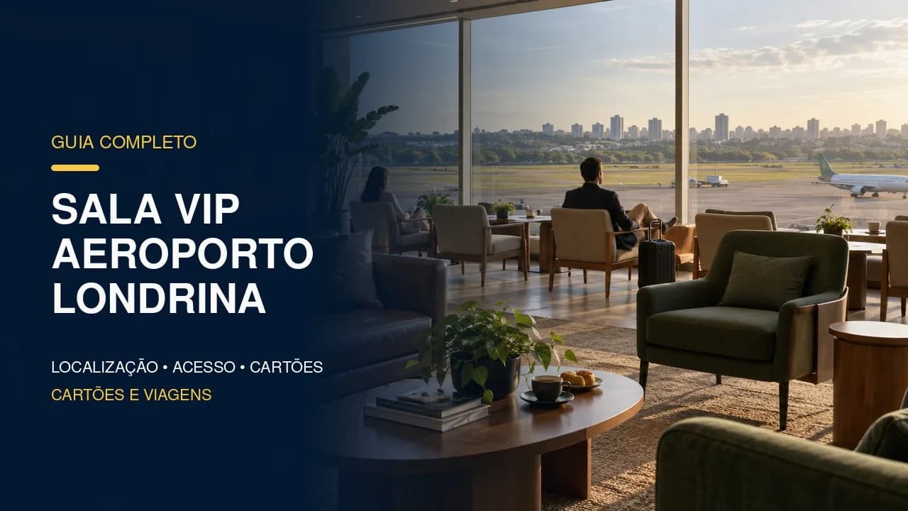Sala VIP Aeroporto Londrina: horário, localização e acesso