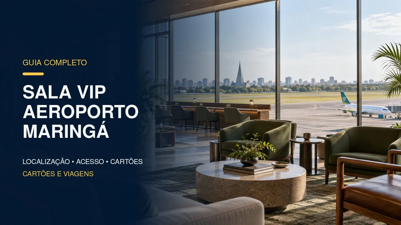Sala VIP Aeroporto Maringá: horário, localização e acesso
