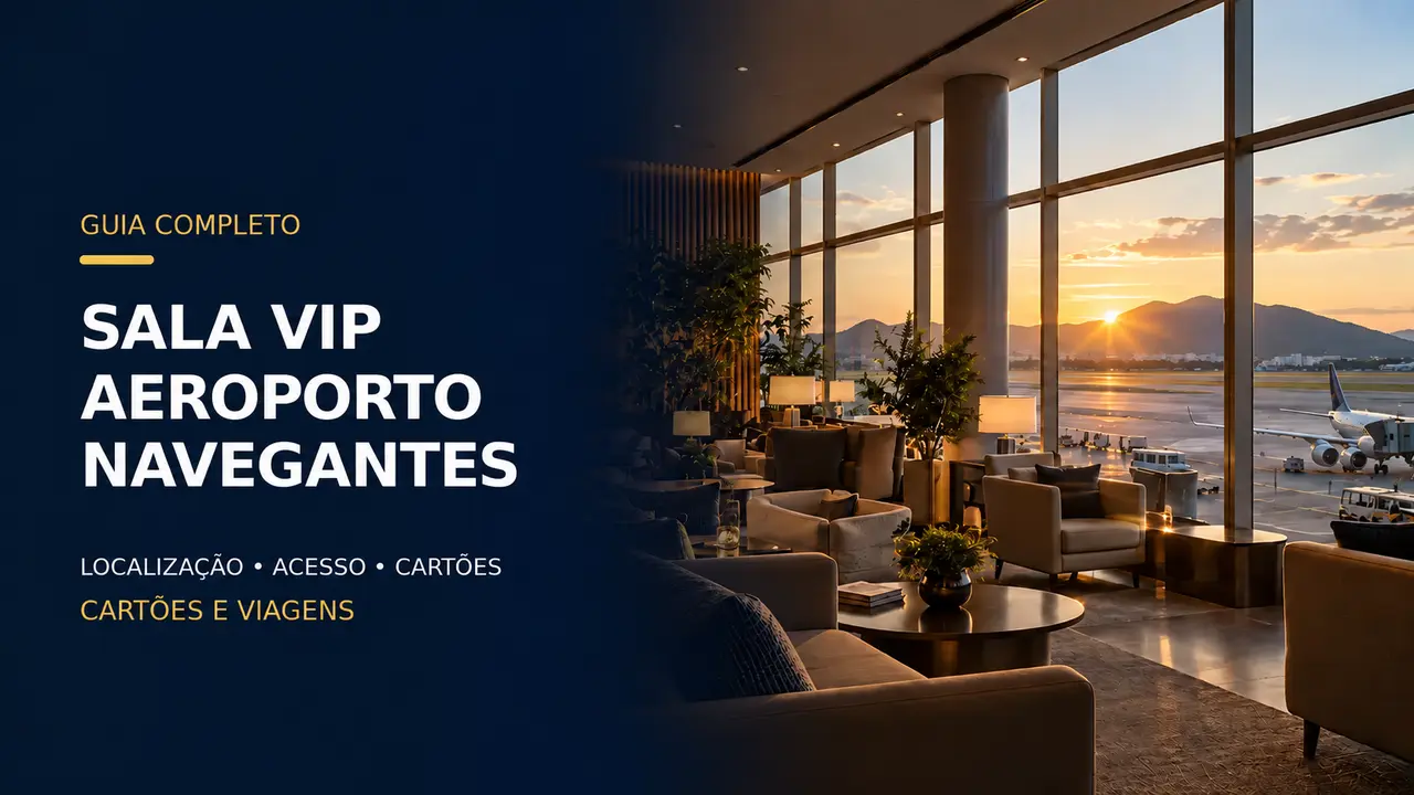 Sala VIP Aeroporto Navegantes: horário, localização e acesso