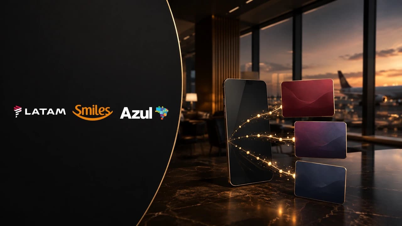 Como transferir pontos para LATAM Pass, Smiles e Azul