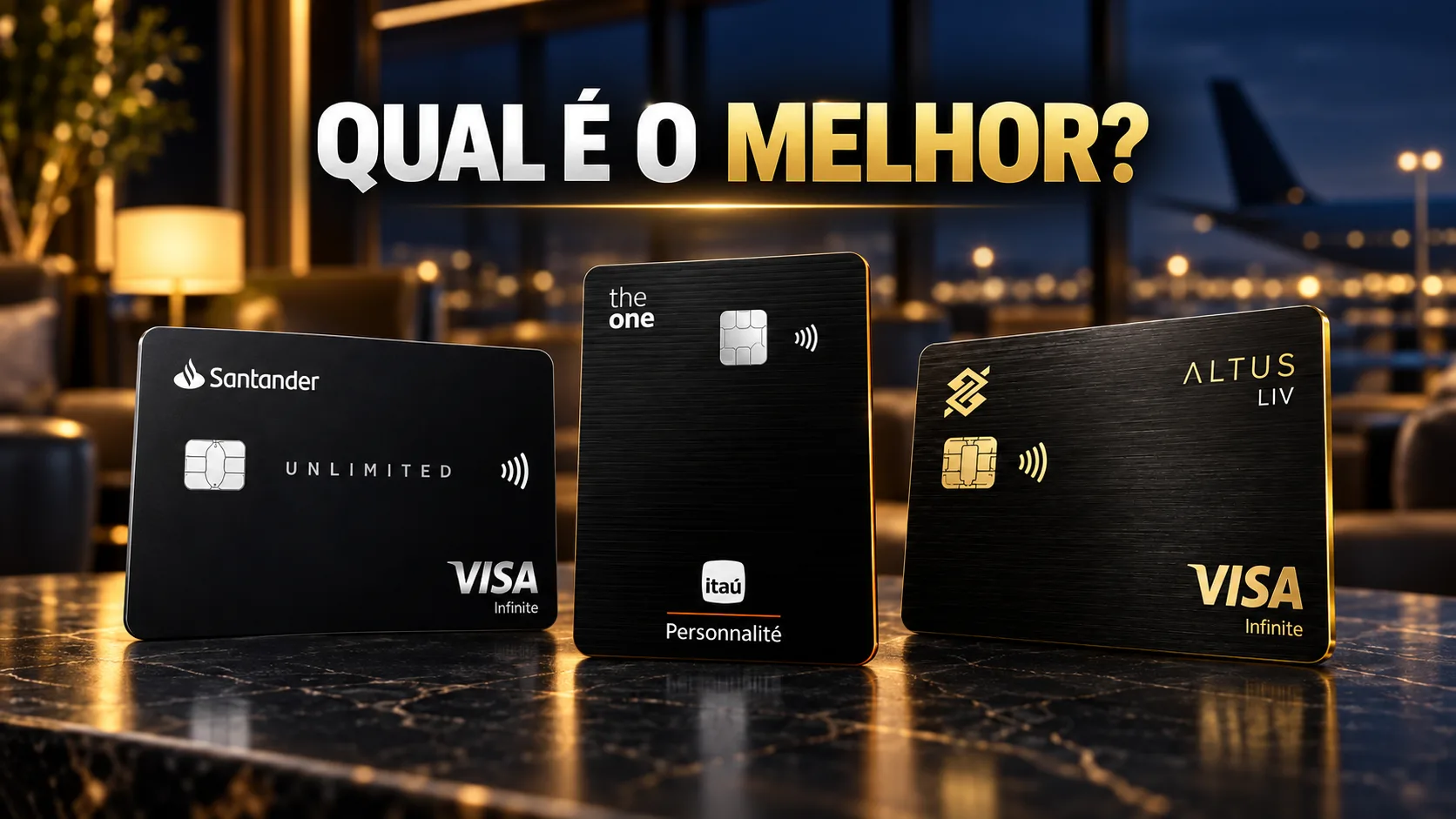 Santander Unlimited vs Itaú The One vs BB Altus Liv: qual é o melhor?